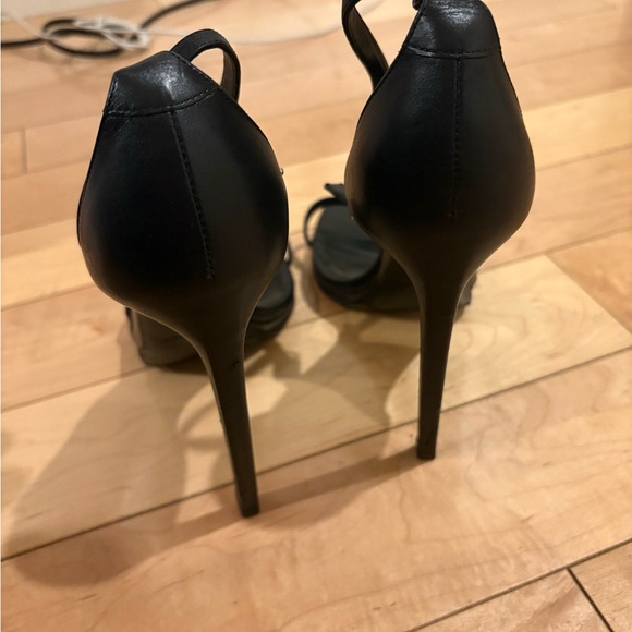 Saint Laurent Jane straps black leather shoes - Picture 4 of 5